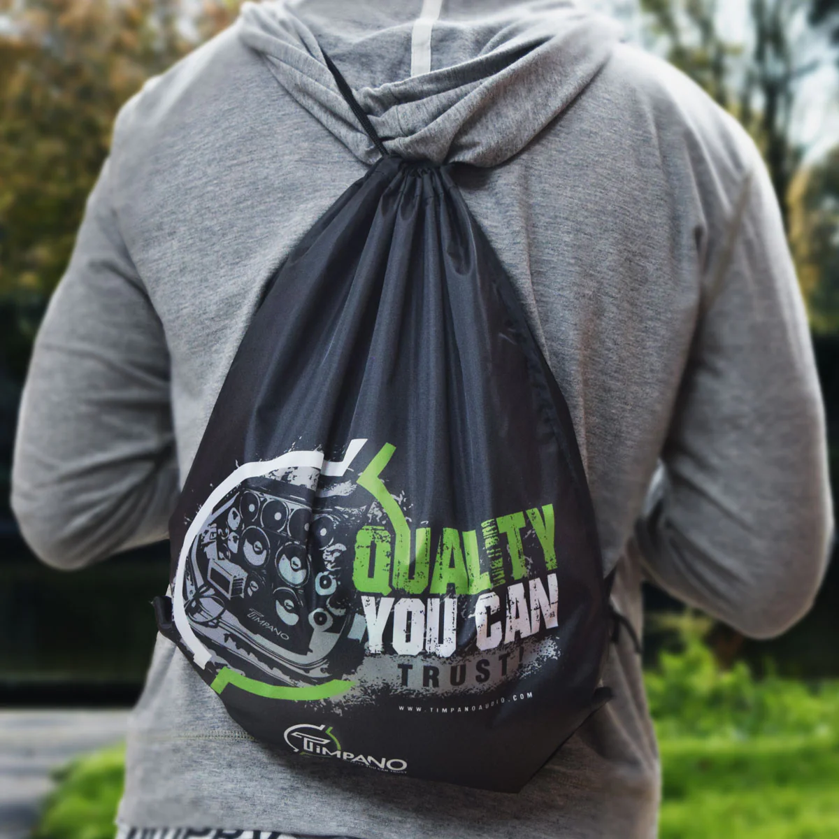 Timpano Essentials Drawstring Bag - Image 3